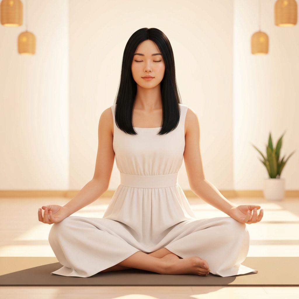 Spiritual meditation atmosphere